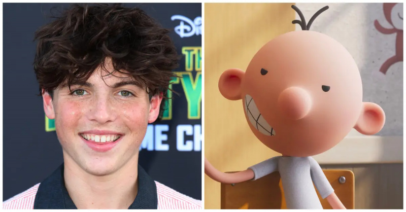Brady Noon kao Greg Heffley.
