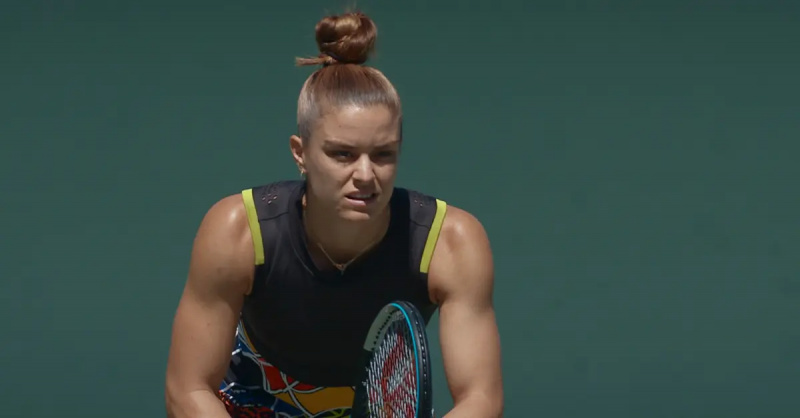   Greek professional tennis player na si Maria Sakkari sa Netflix's 'Break Point'