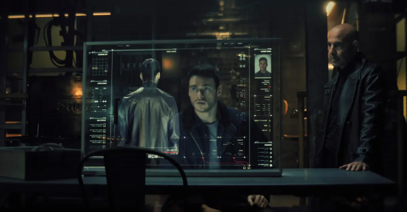 Mason Kane rolünde Richard Madden ve Bernard Orlick rolünde Stanley Tucci'Citadel'