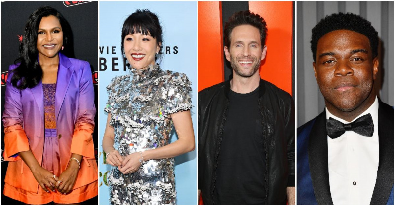 L-R: Mindy Kaling, Constance Wu, Glennas Howertonas, Samas Richardsonas