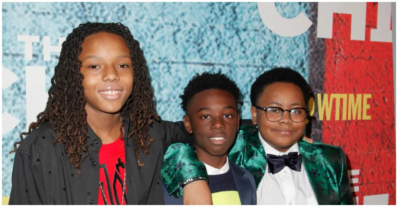 (từ trái sang phải): Michael Epps, Alex Hibbert và Shamon Brown, Jr. tại'The Chi' premiere