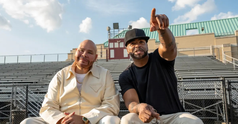 (зліва направо): Товстий Джо та Method Man у Method Man's hometown