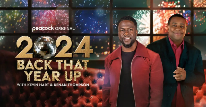 (l-r): Kevin Hart och Kenan Thompson för'2024 Back That Year Up.'