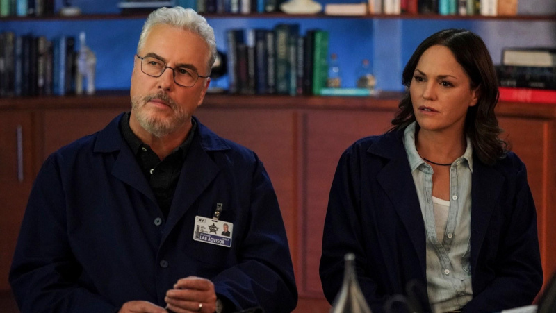   Jorja Fox ja William Petersen kaudella 1'CSI: Vegas'.