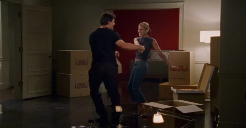 (l-r) : Chris Noth dans le rôle de Big dancing avec Sarah Jessica Parker dans le rôle de Carrie.
