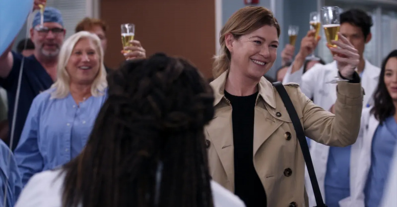 मेरेडिथ ग्रे के रूप में एलेन पोम्पेओ'Grey's Anatomy'