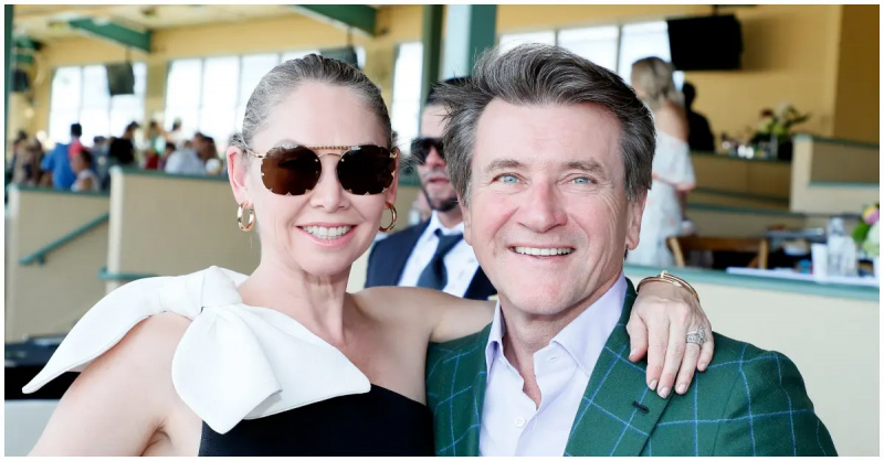 (l-r): Kym Johnson-Herjavec og Robert Herjavec
