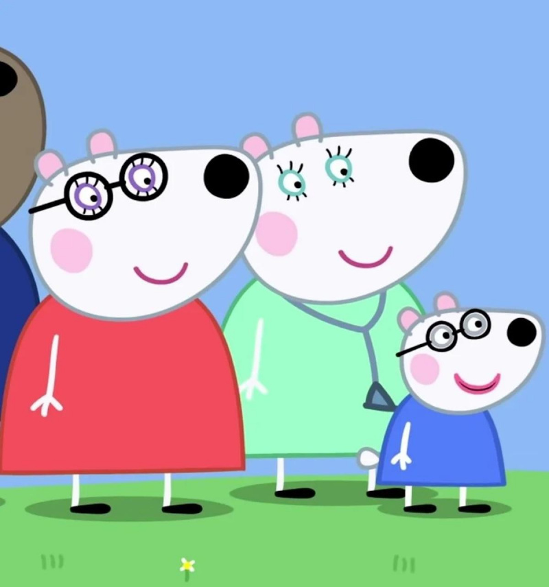 Penny Polar Bear na Śwince Peppa z dwiema mamami