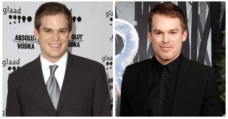 Michael C. Hall más joven versus mayor