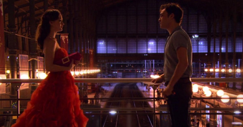 (L-R) Blair (Leighton Meester) và Chuck (Ed Westwick)