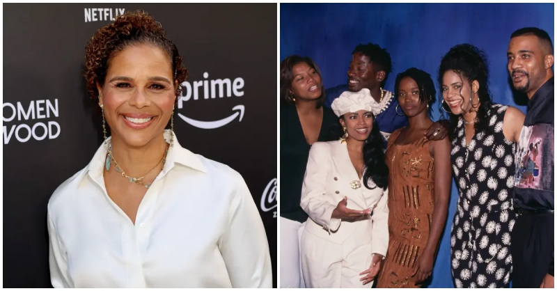 (l-r): Yvette Lee Bowser ir aktoriai'Living Single'