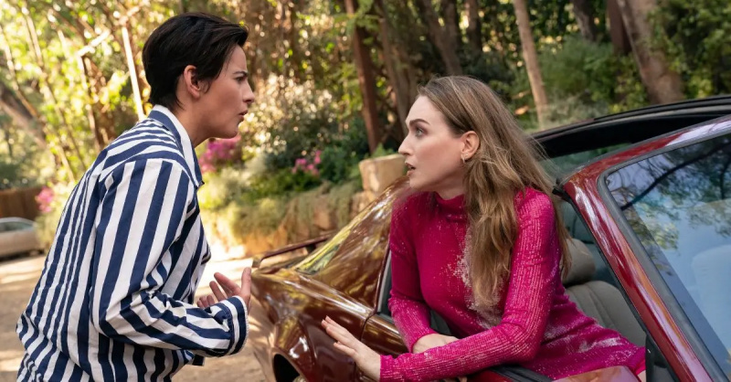 (l-r): Jacqueline Toboni comme Finley et Jamie Clayton comme Tess'The L Word: Generation Q'