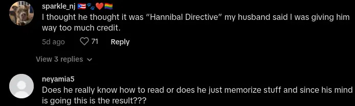 trumf hannibal förvirring