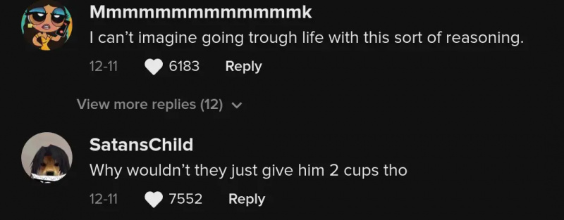 Ang customer ng starbucks ay nagbubuhos ng kape sa sahig sa kabila