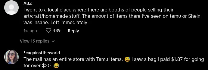 boutique vinde îmbrăcăminte shein după ce a tăiat etichetele - tiktok