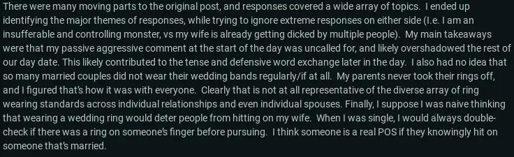 ภรรยาไม่ได้'t Wear Wedding Ring, Husband Calls Her Out - Reddit