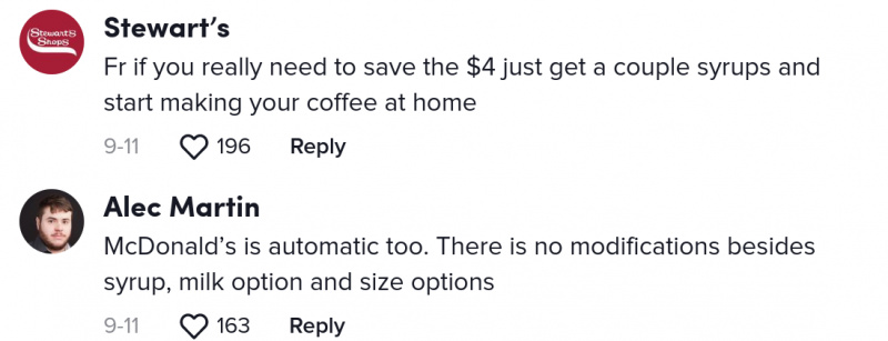 barista da starbucks diz para parar de pedir hacks
