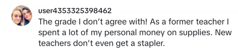 En TikTok-kommentar om lærer, der giver nul til elev uden klasseværelsesforsyninger