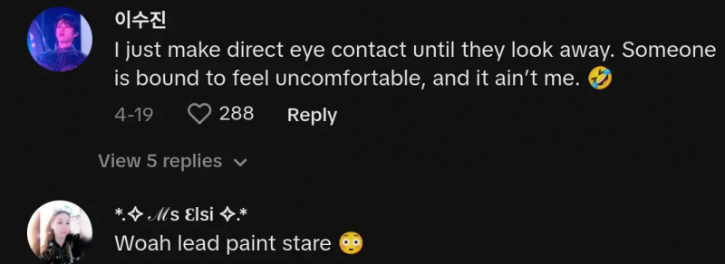 lead point stare boomers tiktok kommentarer