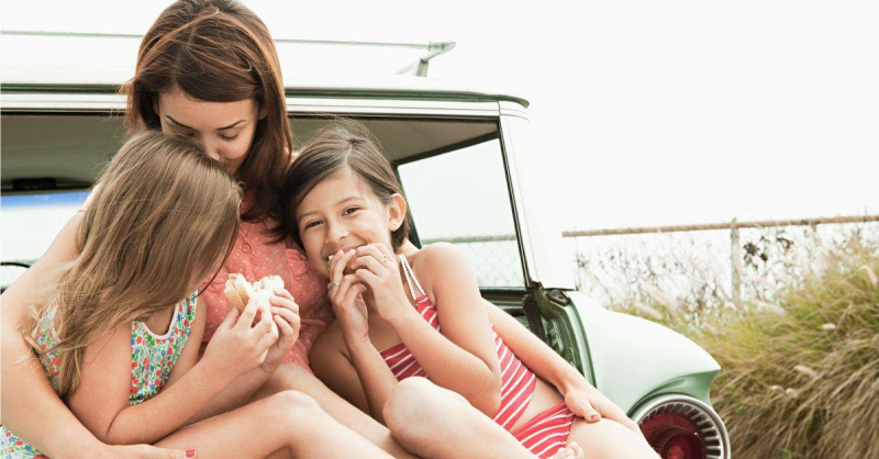 mẹ và các con của cô ấy