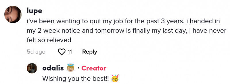 tiktoker sai do emprego sem aviso prévio