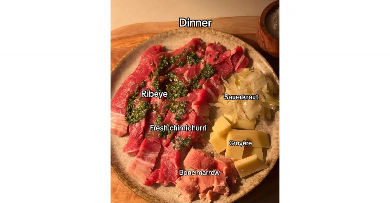 女人生肉饮食