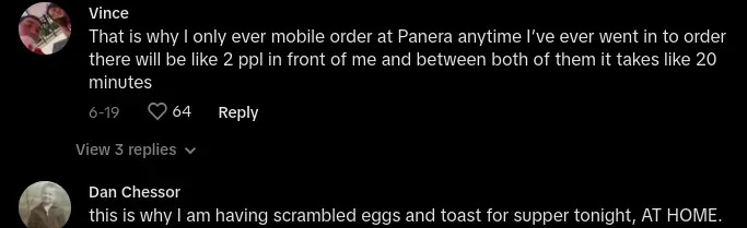 Panera 客人猛烈抨击其他顾客在午餐高峰期间下订单时“无知”