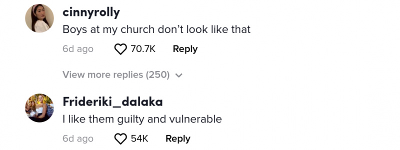 biserica tiktoker crush tinder