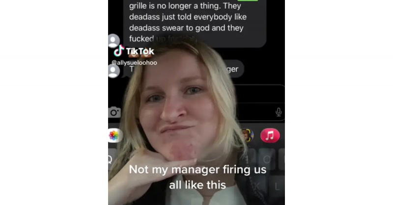 Johtaja erottaa koko ravintolan henkilökunnan ryhmätekstiviestillä Viral TikTokissa