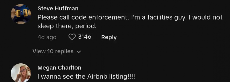 košmaras airbnb nuoma siaubinga