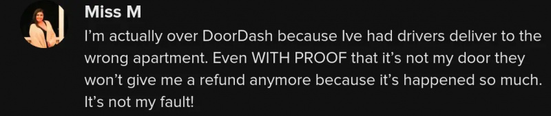 doordash pf zmienia kradzież