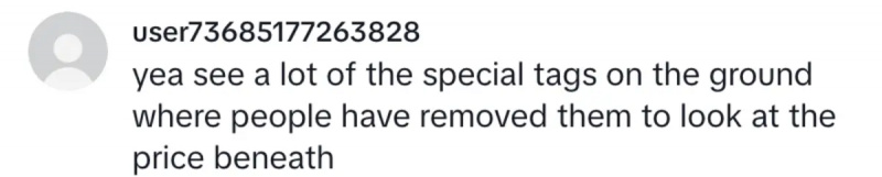 Ein TikTok-Kommentar darüber, dass die Discountpreise im Lebensmittelgeschäft tatsächlich höher sind