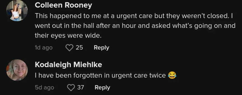 arztpraxis vergisst patient