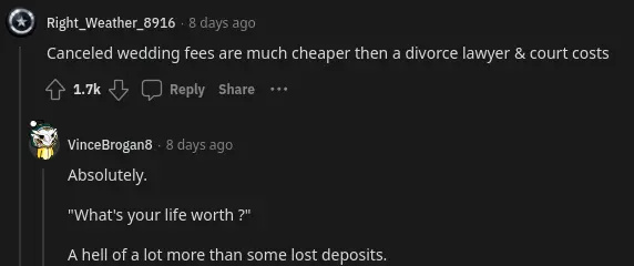 Beziehungsabbruch sagt Hochzeit ab