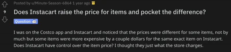   r/InstacartShoppers Subreddit からのスクリーンショット
