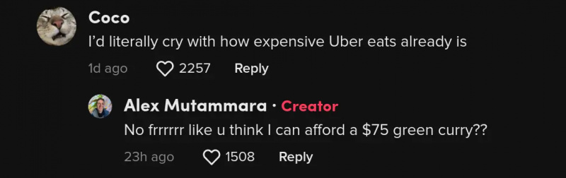 uber makan pelanggan mendapat biaya tambahan dolar