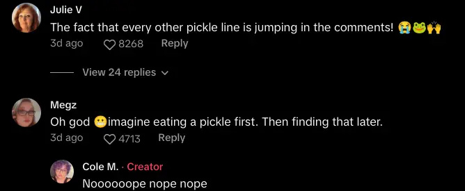 grenouille dans un pot de cornichon tiktok