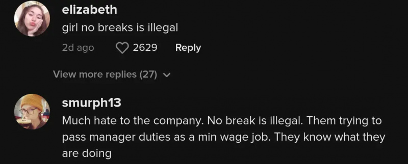 tiktoker siger op første dag røde flag