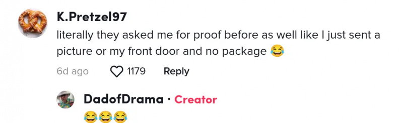 az amazon apát kéri, hogy a csomagot nem kézbesítették