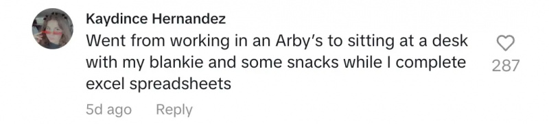 tiktok komentuj Arbys do biura