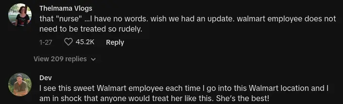 walmart karen літній працівник