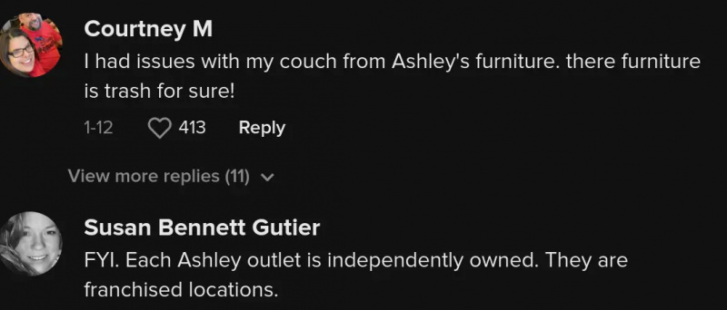 los muebles de ashley son basura