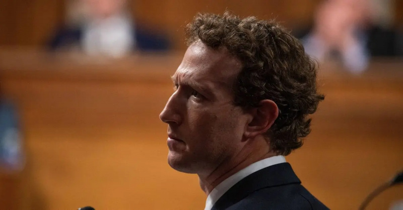 Mark Zuckerberg depune mărturie în fața Congresului în 2024.