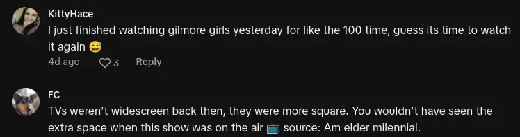 길모어 걸스 팬 공지 빈 벤치