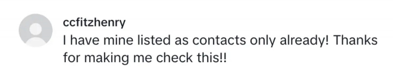   Un comentarista que diu que el seu AirDrop només apareix com a contactes