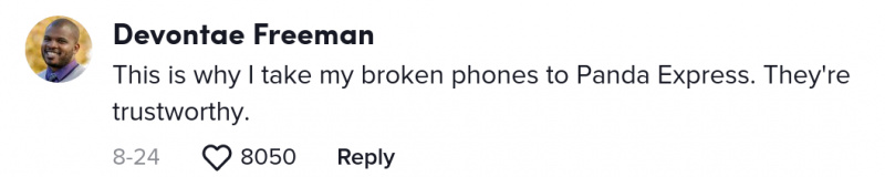 vitt ris mobiltelefon reparationsverkstad argument tiktok