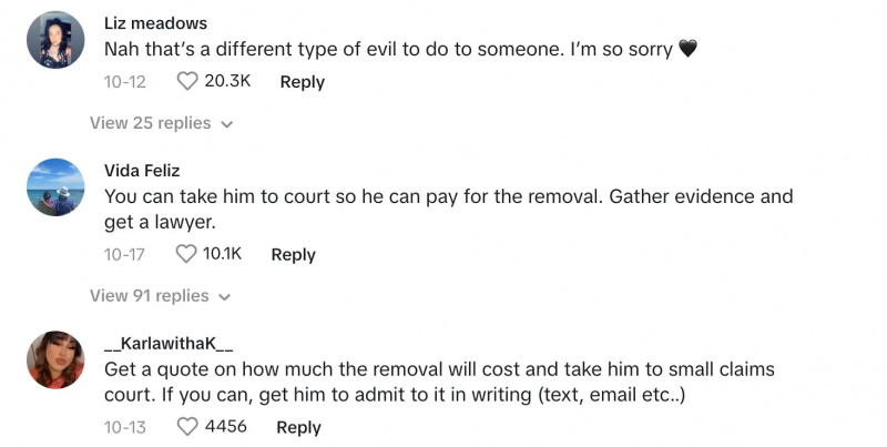 Sidechick a lányra tetoválva's arm comments